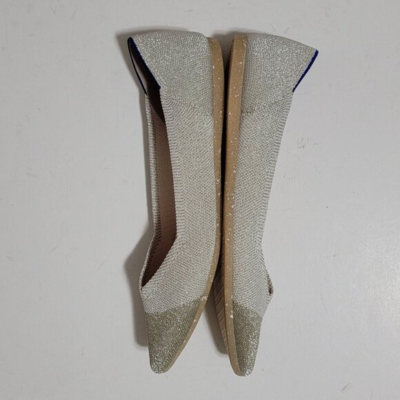 NEW Rothys The Point Flats Womens 10 Shimmer Soft Comfy Chic Contemporary Fairy - Picture 3 of 8